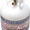 Pound Steel Propane Tank Cylinder with OPD Valve and Built-in Gauge, 20 lb Vertical-Flame King