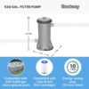 Bestway Oval Above Ground Pool Set (10′ x 6’7′′ x 33′′)| Includes Filter Pump & ChemConnect Dispenser