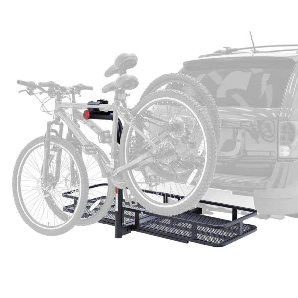 b275dbc6d46f4c0fb7bd4a810155cdc5 Apex BCCB-1169-2 2-Bike Steel Basket Cargo Carrier with Rack