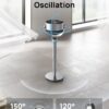 Dreo oscillating fan for bedroom,150°+120° Omni-Directional Quiet Floor Fans with Smart Control, 110ft Pedestal Fan with DC Motor, 9 Speeds, 6 Modes, 43” Inches, 12H Timer, Wi-Fi/Voice/Alexa