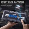 Car Battery Jump Starter TOPDON JS3000 12V 3000A Battery Booster for Up to 9L Gas/ 7L Diesel Engines