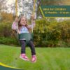 Eastern Jungle Gym Heavy-Duty High Back Full Bucket Toddler Swing Seat | Coated Swing Chains Fully Assembled | Green Swing Set Accessory
