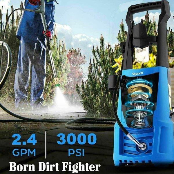 b32fb988209f4ab2b4d75fd48c583d1e Electric Pressure Washer 3000PSI, 2.4GPM High Power Washer Cleaner NEW