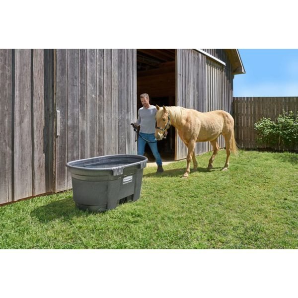 b342305ba0f14e65ad004be8a9e09f93 Rubbermaid Commercial Products Stock Tank, 100-Gallons, Structural Foam, Heavy Duty Container