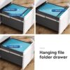 DEVAISE 3 Drawer Mobile File Cabinet Under Desk Office, Fully Assembled Except Casters, Letter/Legal Size, Black
