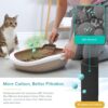 Air Purifier for Home Allergies Pets Hair in Bedroom & Standing Fan for Bedroom, 82ft CirculAir 120° Oscillating Fan