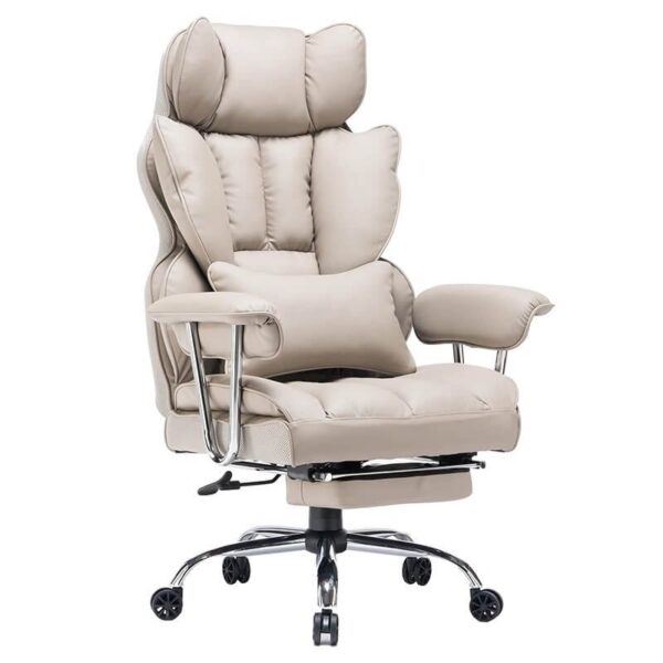 b35a4f14edc142ff847557f93d1f27ff Leather Office Computer Chair (Executive Office Chair with Leg Rest and Lumbar Support)
