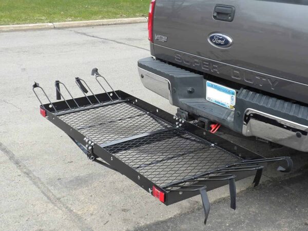 b386a195e33c46af8e111f8267f82042 Tow Tuff 14922 2 in 1 Steel Cargo Carrier with 4-Bike Rack 500 lbs Capacity Model No. TTF-2762KR
