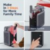 Slushie Machine,24-Hour Delay Start&Cold Retention, 68 oz Slushy Machine with Self-Cleaning Function, Frozen Drink Maker with 5 Preset Programs,Frozen Margaritas, Frappés, and More