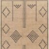 Brown Rectangular Washable Rug