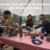 Magnetic Screen House, Magnetic Screen Shelter for Camping, Travel, Picnics, Tailgating, and More