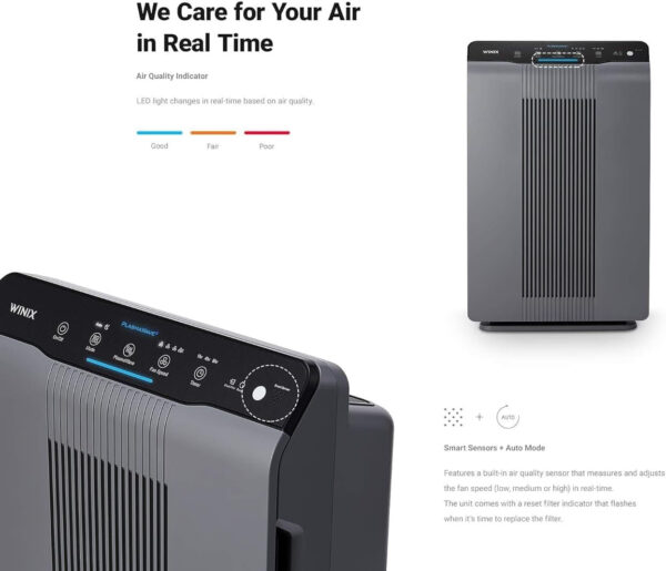b471099feeba4b35ae01fb33e8a5b6d2 5300-2 Air Purifier with True HEPA, PlasmaWave and Odor Reducing Carbon Filter