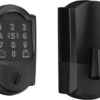 Encode Plus Smart Wi-Fi Lock for Front Door, Keyless Entry Deadbolt, Unlock with Apple Watch, Built-in WiFi and App Control, Easy Install, Alexa & Apple HomeKit Compatible, Matte Black