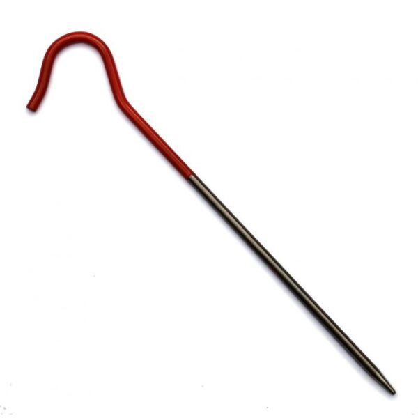 b4afcd66d17946f598339bf80bbc9799 TITANIUM TENT STAKE – FLUORESCENT ORANGE HEAD