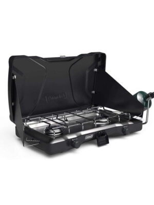 Coleman Triton 2-Burner Propane Camping Stove, Portable Camping Grill/Stove