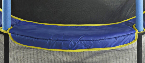 b66073bc7bb6468aac5965a13426b099 Upper Bounce 55′′ Kids Trampoline with Safety Enclosure – No-Spring Bungee System, Easy Assembly