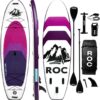 Roc Inflatable Stand Up Paddle Boards 10 ft 6 in with Premium SUP Paddle Board Accessories, Wide Stable Design, Non-Slip Comfort Deck for Youth & Adults