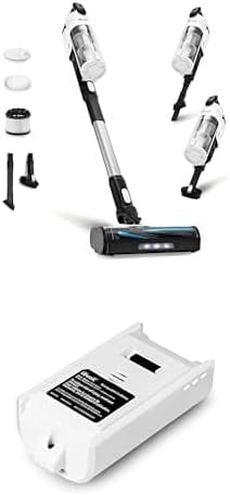 Cordless Vacuum Cleaner, Stick Vac with Tangle-Resistant Design, Up to 50 Minutes, Powerful Suction, Rechargeable, Lightweight, and Versatile for Carpet, Hard Floor, Pet Hair, LVAC-200