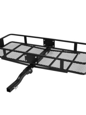 Karmas Product 500 Lbs. Capacity Folding Hitch Mount Cargo Carrier 60’’ x 24’’ x 6.5’’