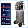 California Air Tools 20020 20 Gal. 2.0 HP Ultra Quiet and Oil-Free Electric Air Compressor