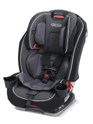 Graco Slimfit 3 in 1 Car Seat, Slim Comfy Design Saves Space in Your Back Seat (Annabelle, Slimfit)