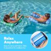 SLOOSH Inflatable Pool Floats Adult,2 Packs Floating Lounge Chairs,Blow up Pool Noodles for Adult Heavy Duty,Floating Chair for Party Summer Water Beach Lake Fun