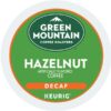 Green Mountain Coffee Roasters Hazelnut Decaf Coffee, Single-Serve K-Cup pods, Light Roast, 96 Count (4 Packs of 24)