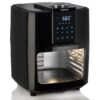 Zavor Crunch All-in-One 12.7Qt Air Fryer Oven Dehydrator with Rotisserie Racks | Large Capacity for Optimal Air Circulation, Accessories Recipe eBook, Black (ZSEAF22)
