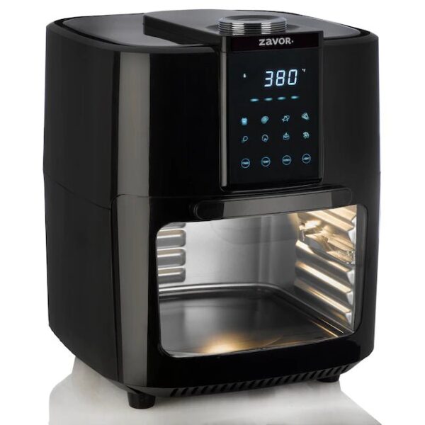b7af7ea2064443a5a162a4e7920a5f50 Zavor Crunch All-in-One 12.7Qt Air Fryer Oven Dehydrator with Rotisserie Racks | Large Capacity for Optimal Air Circulation, Accessories Recipe eBook, Black (ZSEAF22)