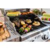 2-Burner Propane Gas Grill, Red – Stainless Steel, 28,000 BTUs, Compact Design