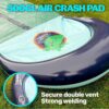 TEAM MAGNUS 31ft Slip n Slide with 500CL Inflatable Crash pad. Slip and Slide for Kids Ages 8-12 in Heavier, 0.22mm PVC with Adjustable sprinklers (372′′ L x 63′′ W x 10′′ H)
