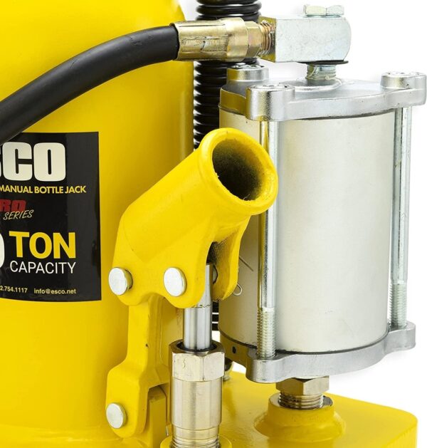 b88aca6958144ec78bbc2f7abc0a3a34 ESCO 30 Ton Pro Series Air Hydraulic Bottle Jack – Heavy Duty Lifting for Automotive and Industrial Use