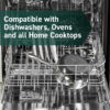 HexClad Hybrid Nonstick 6-Piece Pot Set, Dishwasher Safe