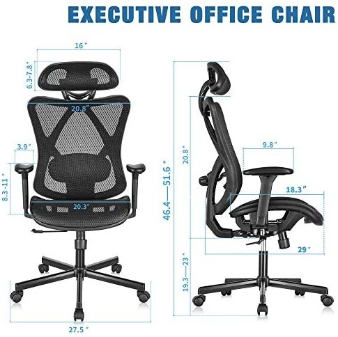 b8bc3a1f09b741009281394747e62277 Ergonomic Office Chair, Mesh Computer Desk Chair , High Back Executive Task Chair