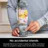Ninja Blast Max, Portable Blender + Twist & Go, Personal Blender, Ninja Blender, Smoothie, Blend, Ice Crush, 3 Programs, Cordless, 22oz removable Vessel, Dishwasher Safe, Leakproof, Sea Glass, BC251MT