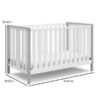 Storkcraft Modern Pacific Pebble Gray 4-in-1 Convertible Crib