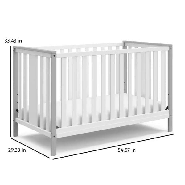 b96a6c88998f4da0b45697546704e2c0 Storkcraft Modern Pacific Pebble Gray 4-in-1 Convertible Crib