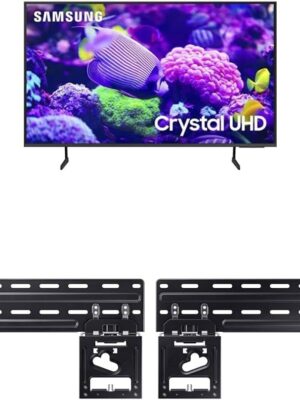 SAMSUNG 75-Inch Class Crystal UHD 4K DU7200 Series HDR Smart TV w/Object Tracking Sound Lite, PurColor, Motion Xcelerator, Mega Contrast, Q-Symphony (UN75DU7200, 2024 Model)