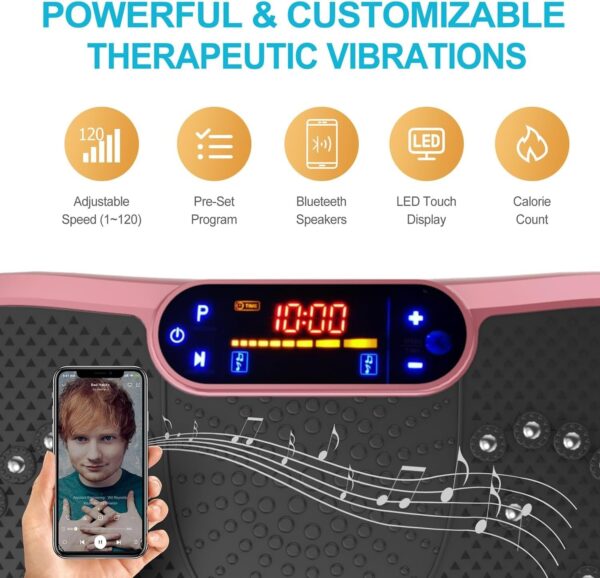 b9c602d9ff91432faa6770ca03a9538a Vibration Plate Fitness Platform Exercise Machine Vibrating Lymphatic Drainage Shaking Full Body Shaker Workout Vibrate Stand Shake Board Sport Gym for Weight Loss Fat Burner for Women Men