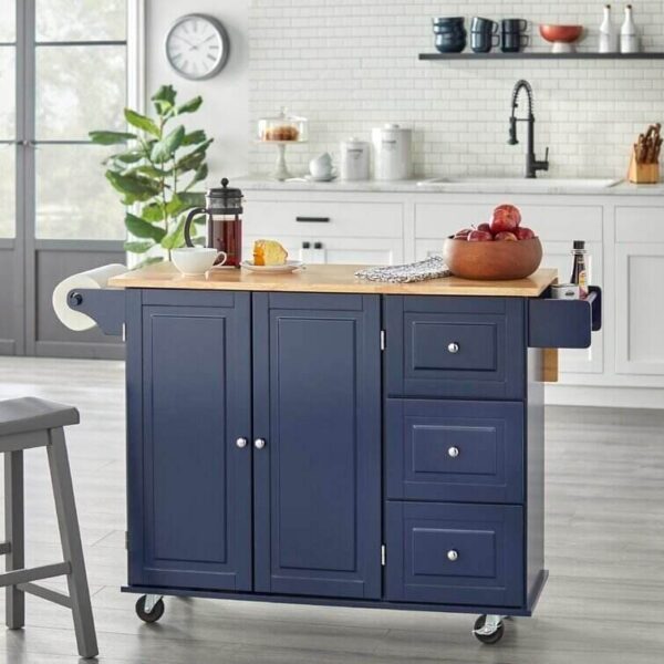 Hardy Solid Wood Kitchen Cart