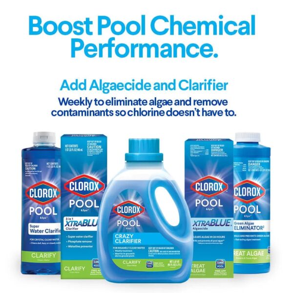 Clorox Pool&Spa XtraBlue 3′′ Chlorinating Tablets for Swimming Pools, 25lb