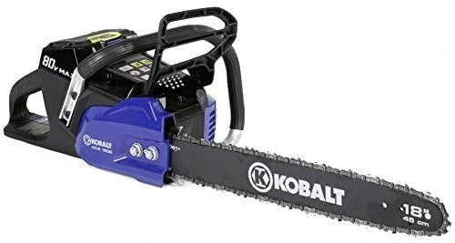 bb4696b26d2f49fe87f30eb12223e820 80-volt Max-volt Lithium Ion (Li-ion) 18-in Cordless Electric Chainsaw