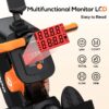 Magnetic Rowing Machine, 8-Level Resistance, Foldable, Ergonomic Design, Supports 350 lbs, Home Exercise Equipment