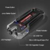 AUTOGEN 4500A 32000mAh Black Battery Jump Starter, 12V Lithium Jump Box