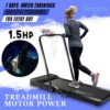 SereneLife Folding Treadmill – Foldable Home Fitness Equipment with LCD for Walking & Running – Cardio Exercise Machine – Preset and Adjustable Programs – Bluetooth Connectivity