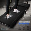 SereneLife Folding Treadmill – Foldable Home Fitness Equipment with LCD for Walking & Running – Cardio Exercise Machine – Preset and Adjustable Programs – Bluetooth Connectivity