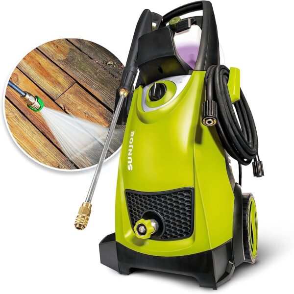 bc174424fafd4b97b8e55c6bcc494e95 Sun Joe 14.5-Amp Electric High Pressure Washer, Cleans Cars/Fences/Patios