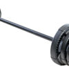 US Weight Barbell Weight Set for Home Gym with 55” padded Bar – Adjustable Weights for Exercise, Lifting, and to Build Muscle
