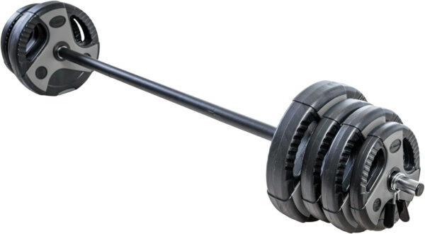 bc2226d4bd634a348890cc6038154f89 US Weight Barbell Weight Set for Home Gym with 55” padded Bar – Adjustable Weights for Exercise, Lifting, and to Build Muscle