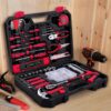 KINGTOOL Home Tool Set Kit – 286 PCS Home Auto Repair Tool Kit with Rolling Tool Box, Mechanic Tool Sets with 21V Max Cordless Power drill, Perfect for Homeowner, Diyer, Handyman